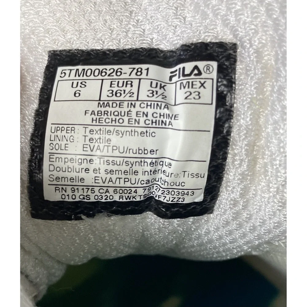 Fila Axilus 2 Energized Tennis Womens Multi Athletic Shoes Size 6 (5TM00626-78)